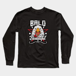Bald & Beautiful Eagle Design Long Sleeve T-Shirt
